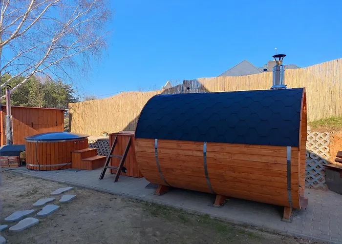 Oaza U Leszka-Dom Caloroczny Z Sauna I Ruska Bania